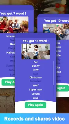 Charades Party Guessing Game android App screenshot 0